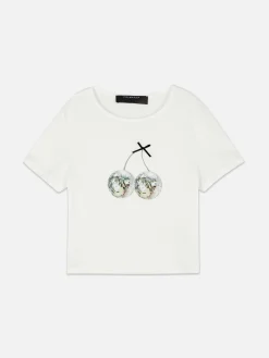 T-shirt Court Graphique