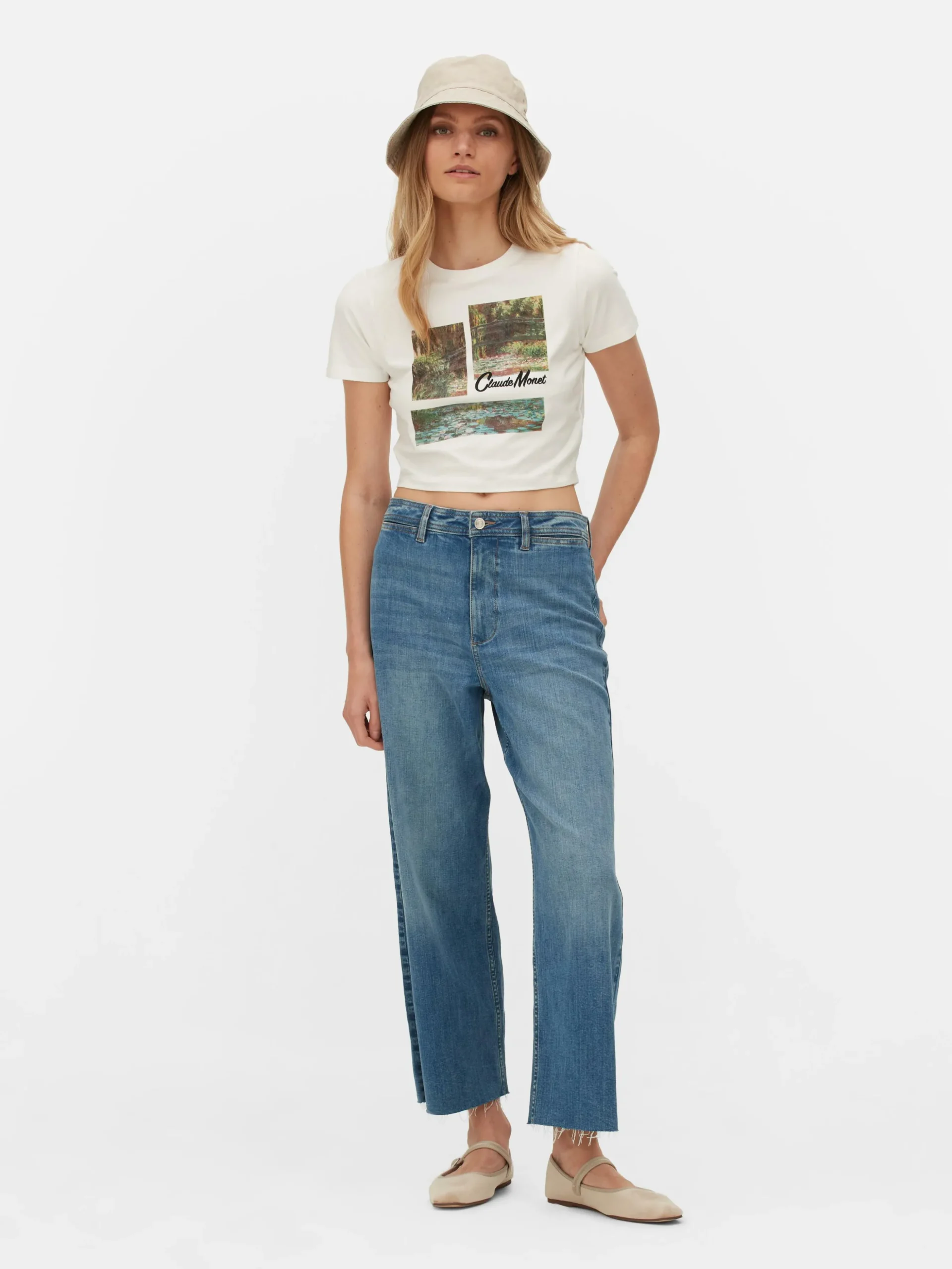 T-shirt Court Graphique Claude Monet