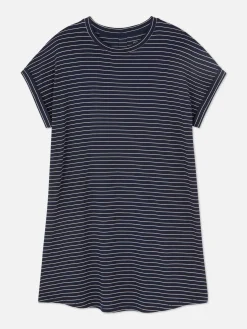 T-shirt De Nuit à Rayures