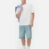 T-shirt En Coton à Coupe Décontractée