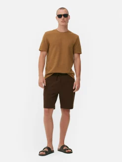 T-shirt En Maille Ottoman Côtelée