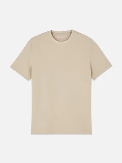 T-shirt En Maille Ottoman Côtelée