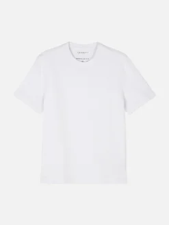 T-shirt En Maille Ottoman Côtelée