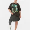 T-shirt Oversize Les Cyprès De Van Gogh