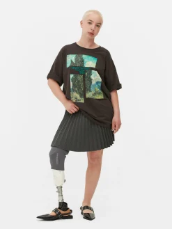T-shirt Oversize Les Cyprès De Van Gogh