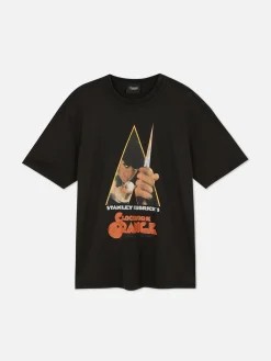 Un T-shirt Graphique Orange Mécanique