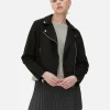 Veste De Motard Imitation Daim