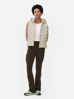 Veste Sans Manche à Capuche