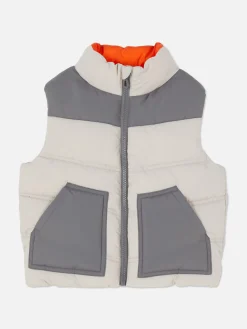 Veste Sans Manches Color Block