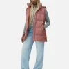 Veste Sans Manches Matelassée à Capuche