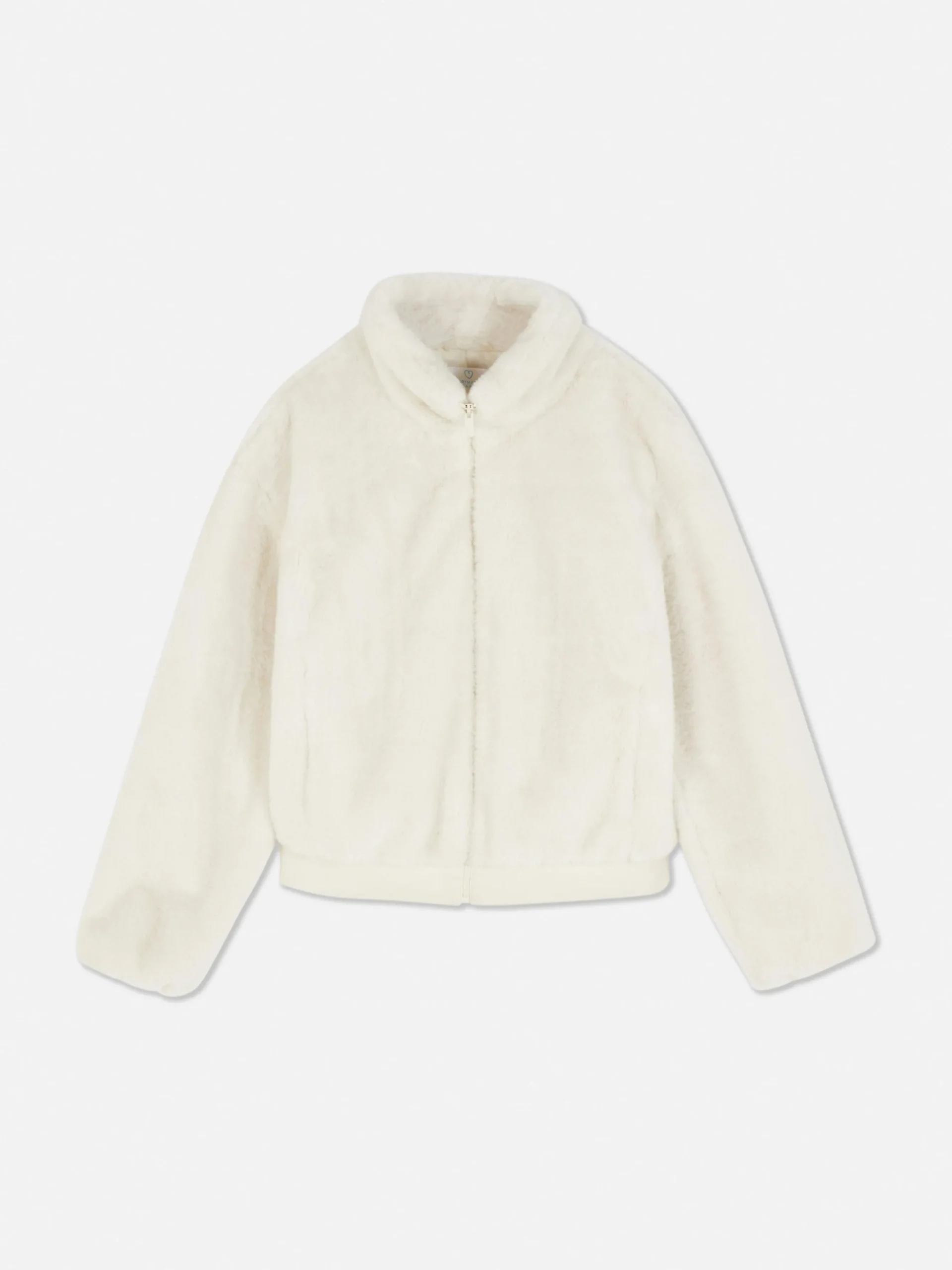 Veste Zippée En Fausse Fourrure